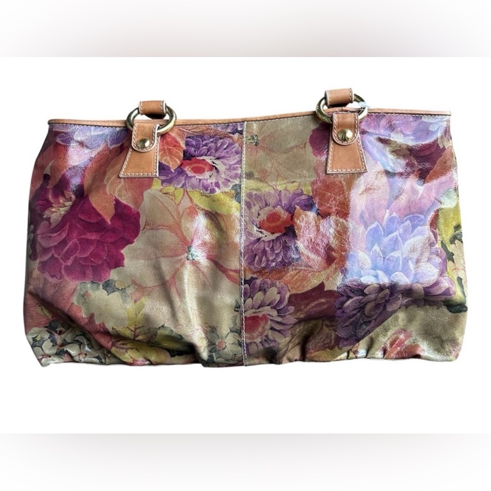 Maurizio Taiuti leather Multicolor Floral Tote